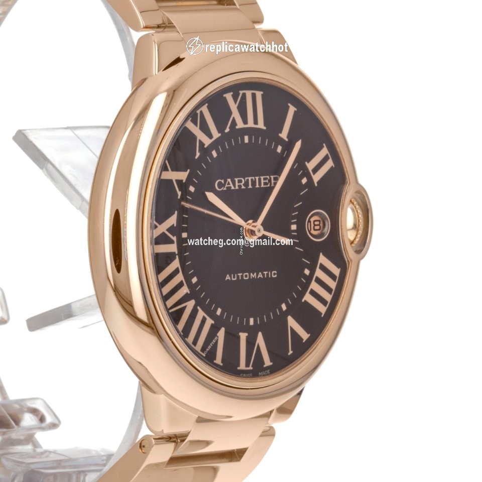 Cartier Ballon Bleu 42mm Mens watch Unisex Automatic Rose gold W6920036  2999 2