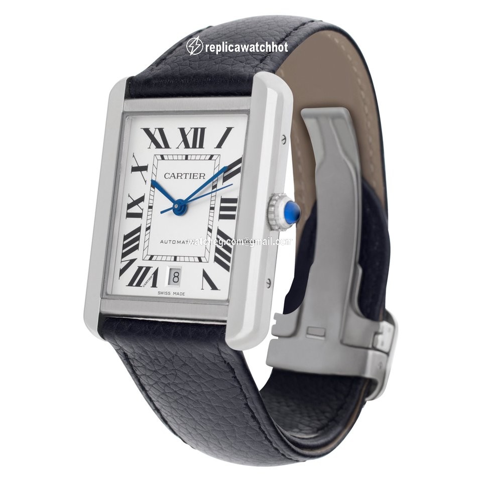 Cartier Tank Solo Mens watch Unisex Automatic Steel W5200027 2