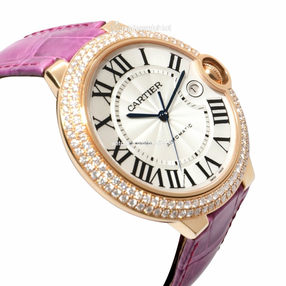 Cartier Ballon Bleu 42mm Mens watch Unisex Automatic Rose gold WE900851 2