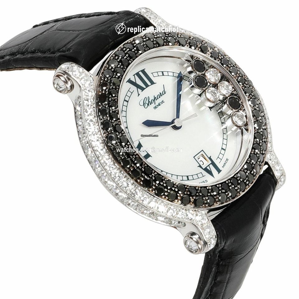 Chopard Happy Sport Womens watch Quartz White gold 27 6180-50 2