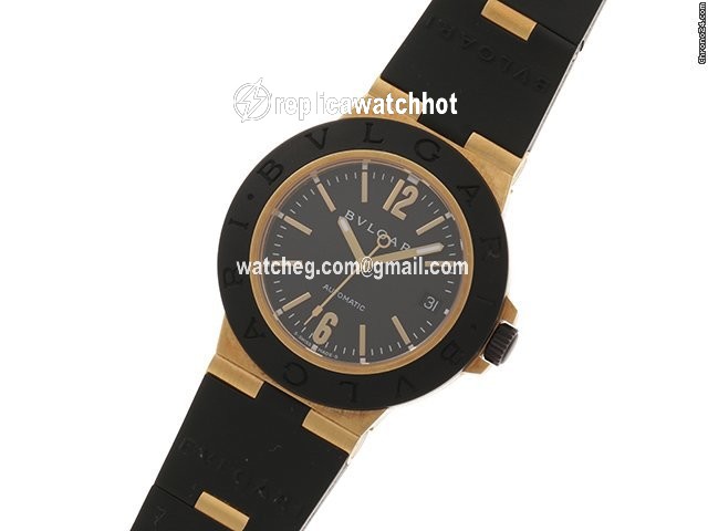 Bulgari Diagono Mens watch Unisex Automatic Yellow gold AL38G 2