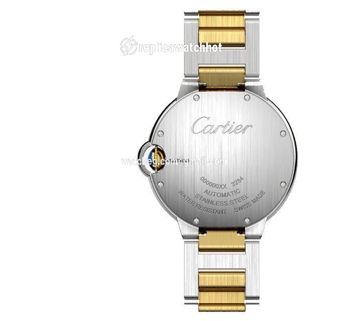 Cartier Ballon Bleu 36mm Mens watch Unisex Automatic Gold Steel W2BB0030 2