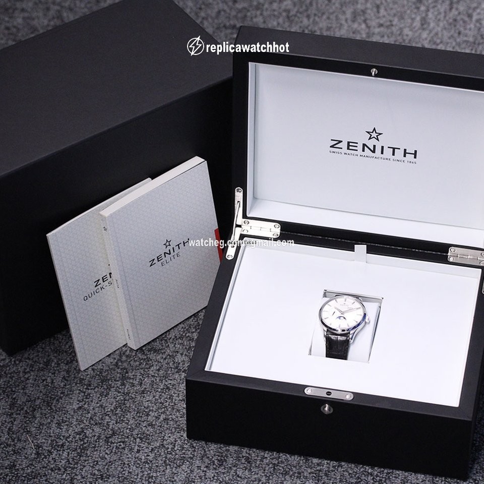 Zenith Captain Moonphase Mens watch Unisex Automatic Steel 03.2143.691 2