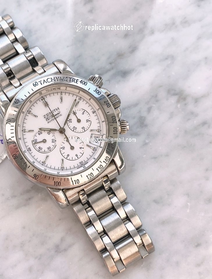 Zenith El Primero Chronograph Mens watch Unisex Automatic Steel 01-0460-400 2