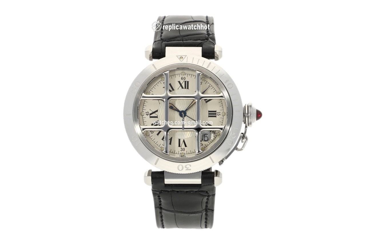 Cartier Pasha Mens watch Unisex Automatic Steel W3102255 2