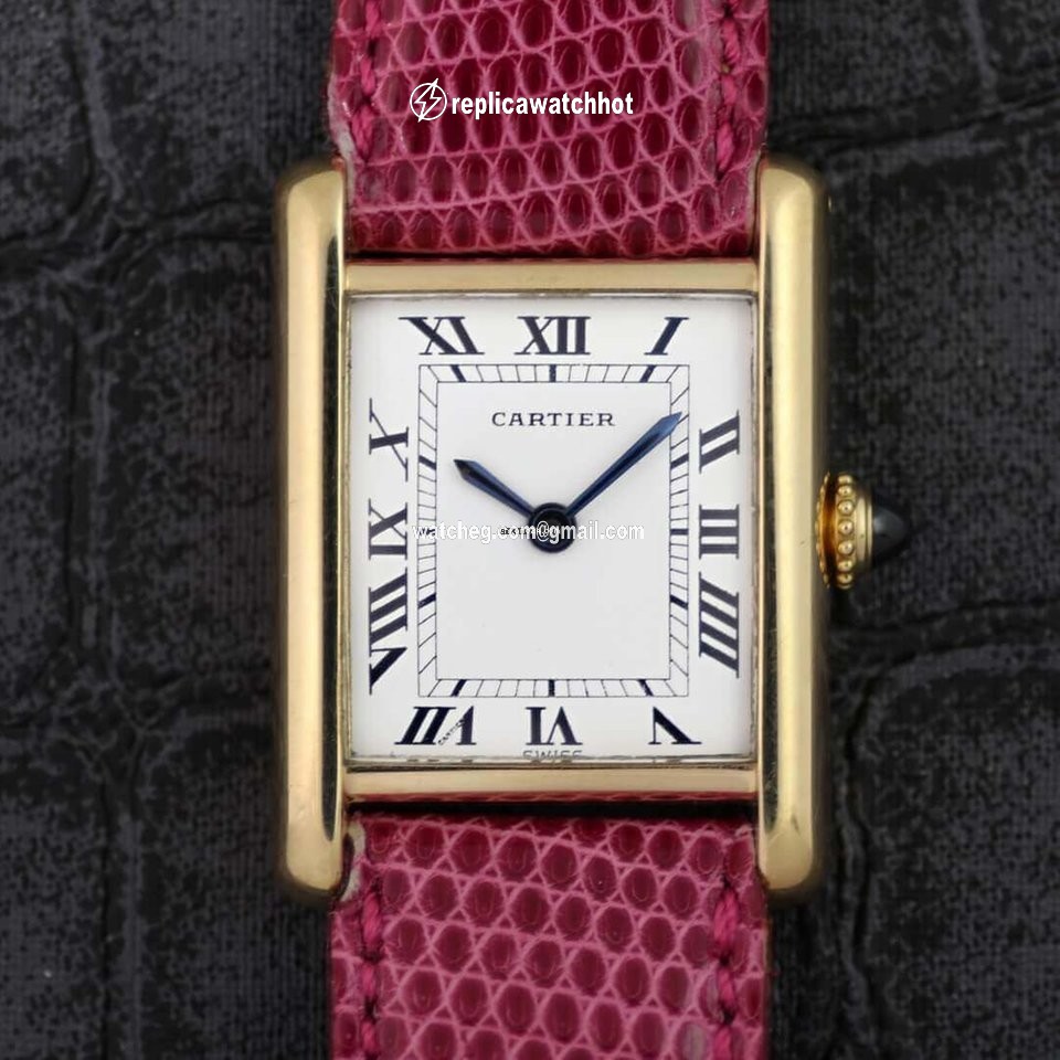 Cartier Tank Louis Cartier Womens watch Manual winding Yellow gold 78087 2