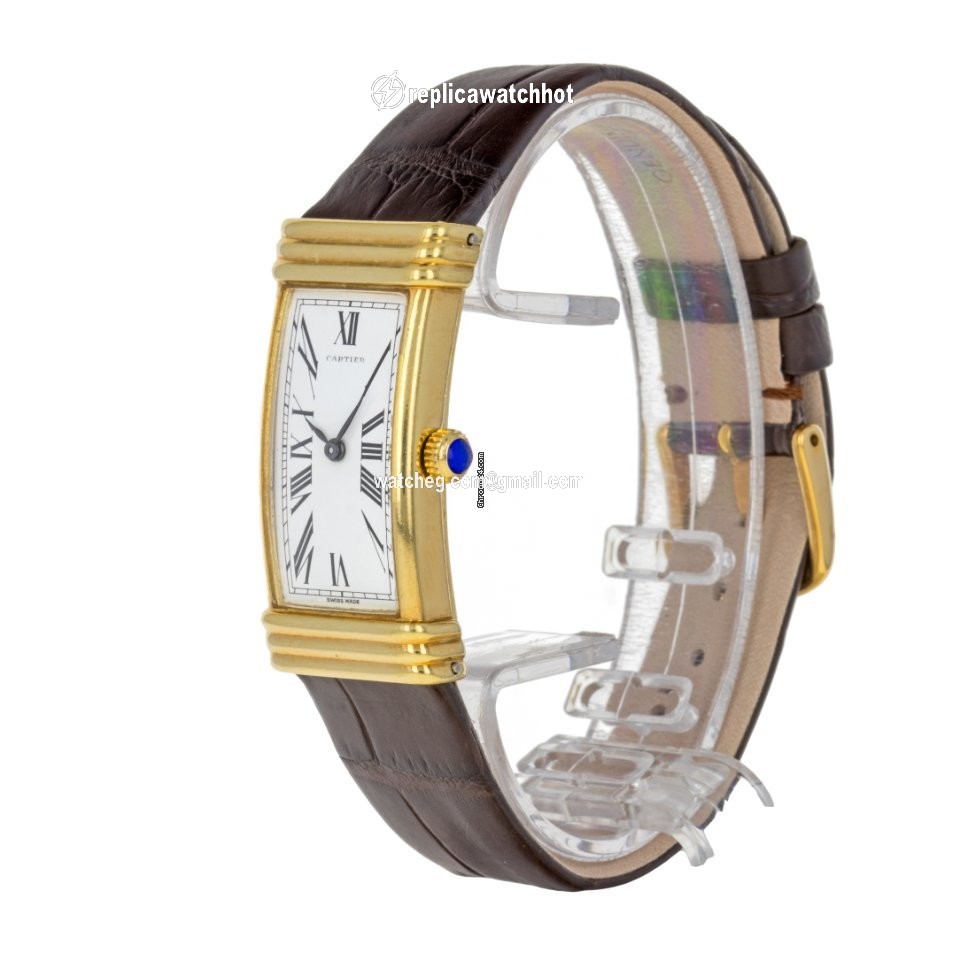 Cartier Tank Mens watch Unisex Manual winding Yellow gold 864 2