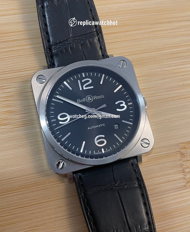 Bell & Ross BR S Mens watch Unisex Automatic Steel BRS92-BL-ST 2