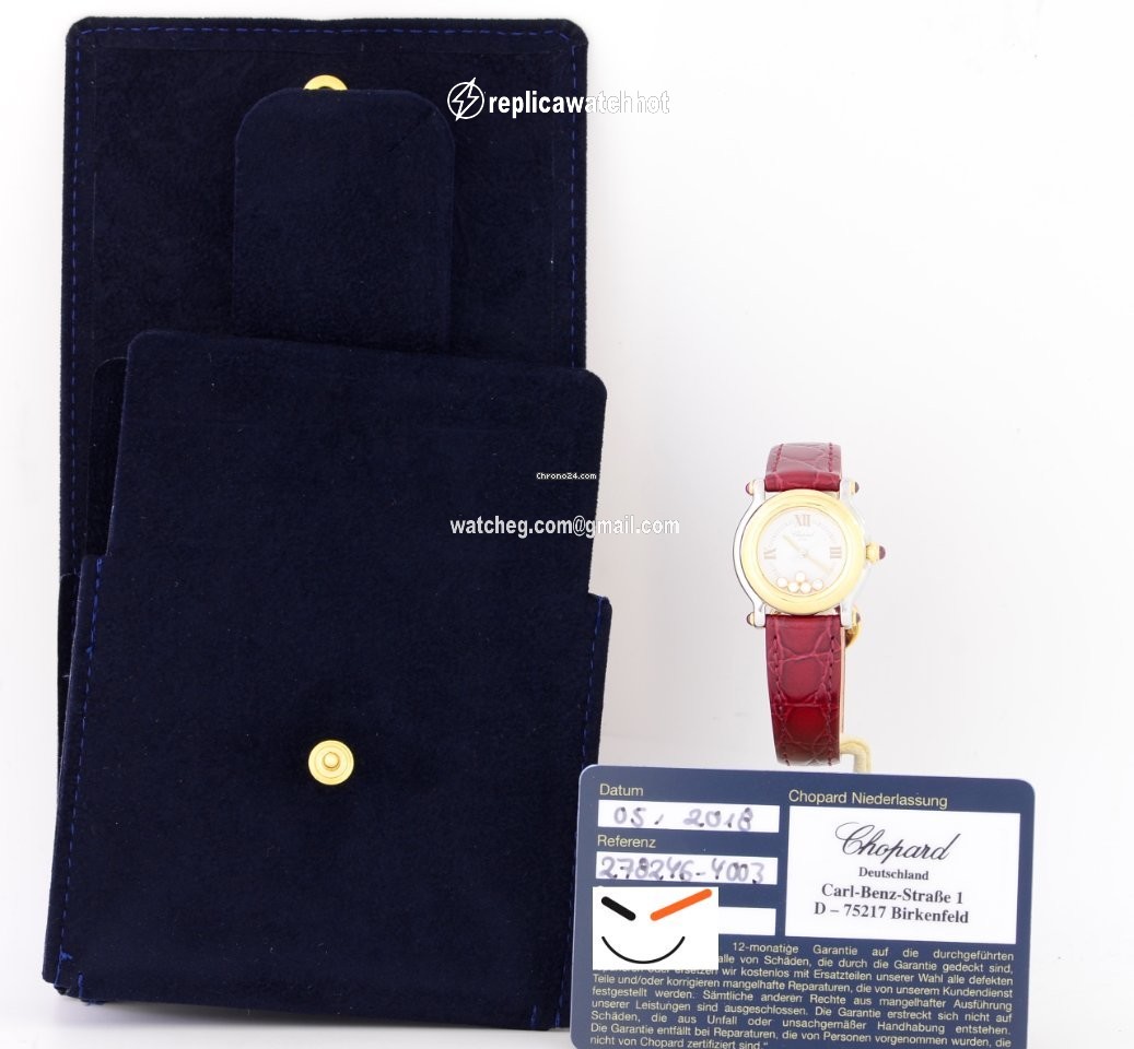 Chopard Happy Sport Womens watch Quartz Gold Steel 27 8246-21 2
