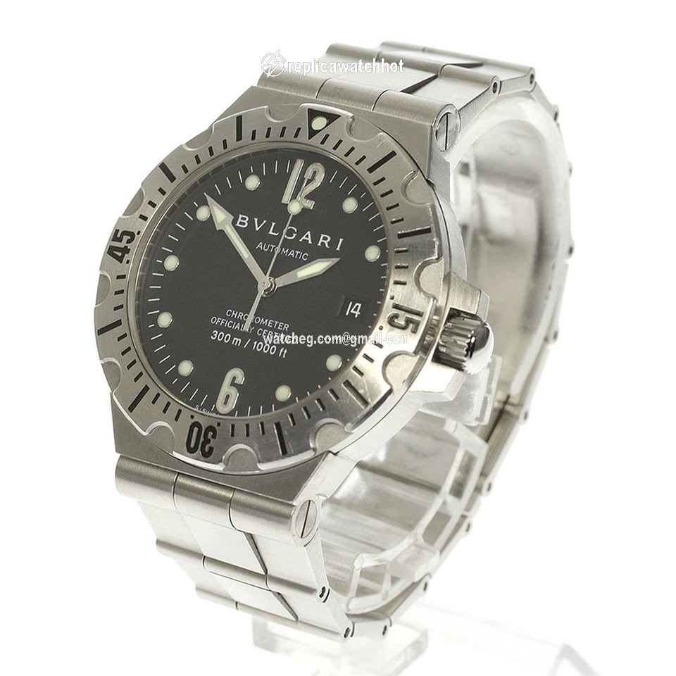 Bulgari Diagono Mens watch Unisex Automatic Steel SD40S 2