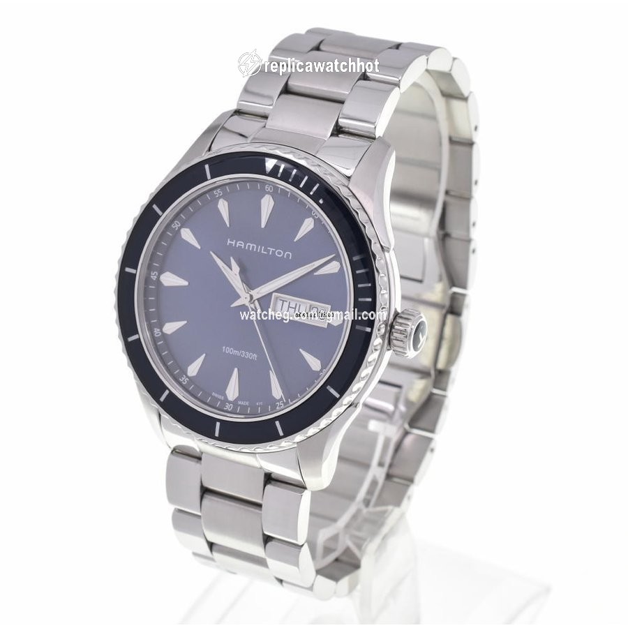 Hamilton Jazzmaster Seaview Mens watch Unisex Quartz Steel H375510 2