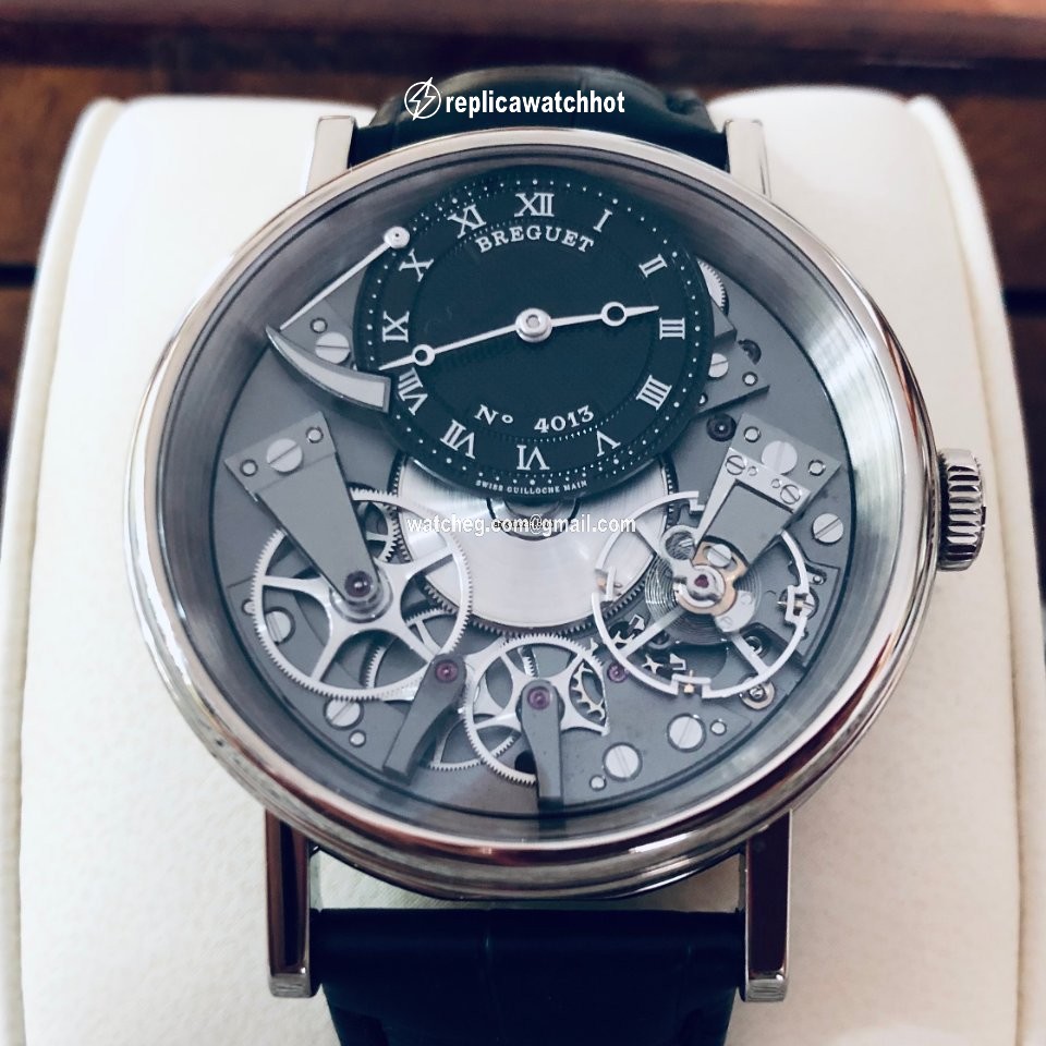 Breguet Tradition Mens watch Unisex Manual winding White gold 7027BB 11 9V6 2