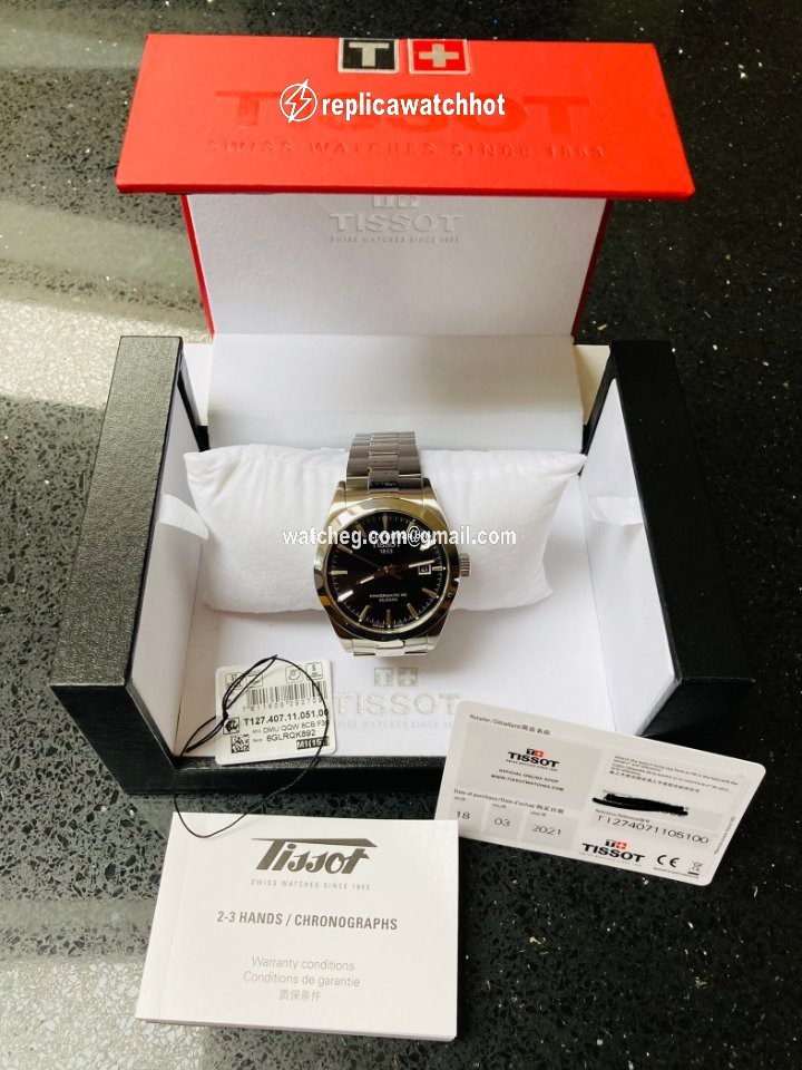 Tissot T-Classic Mens watch Unisex Automatic Steel T127.407.11.061.01 2