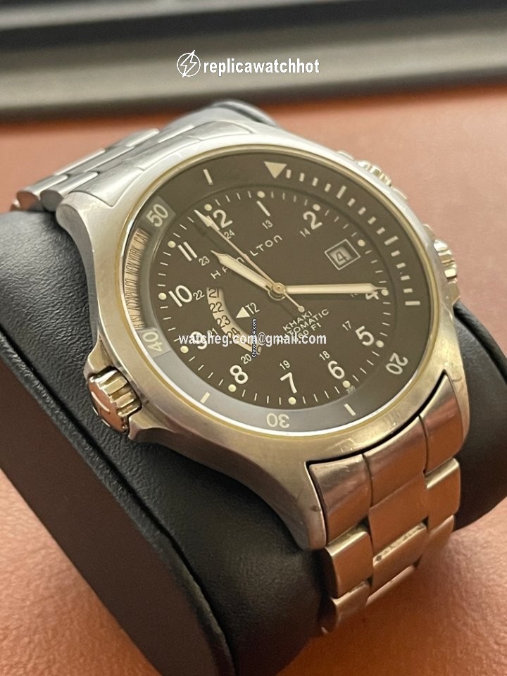Hamilton Khaki Navy Mens watch Unisex Automatic Steel H77615133 2