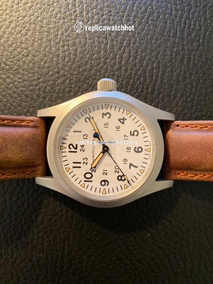 Hamilton Khaki Field Mens watch Unisex Manual winding Steel H69439411 2