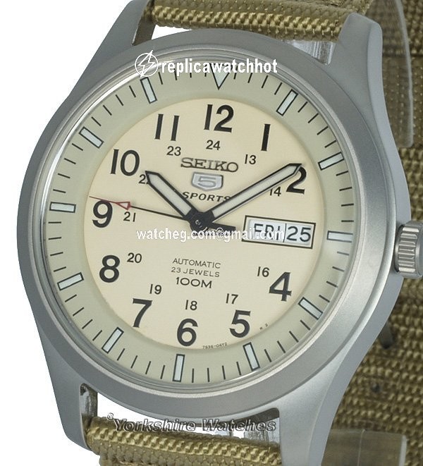 Seiko 5 Sports Mens watch Unisex Automatic Steel SNZG07K1 2