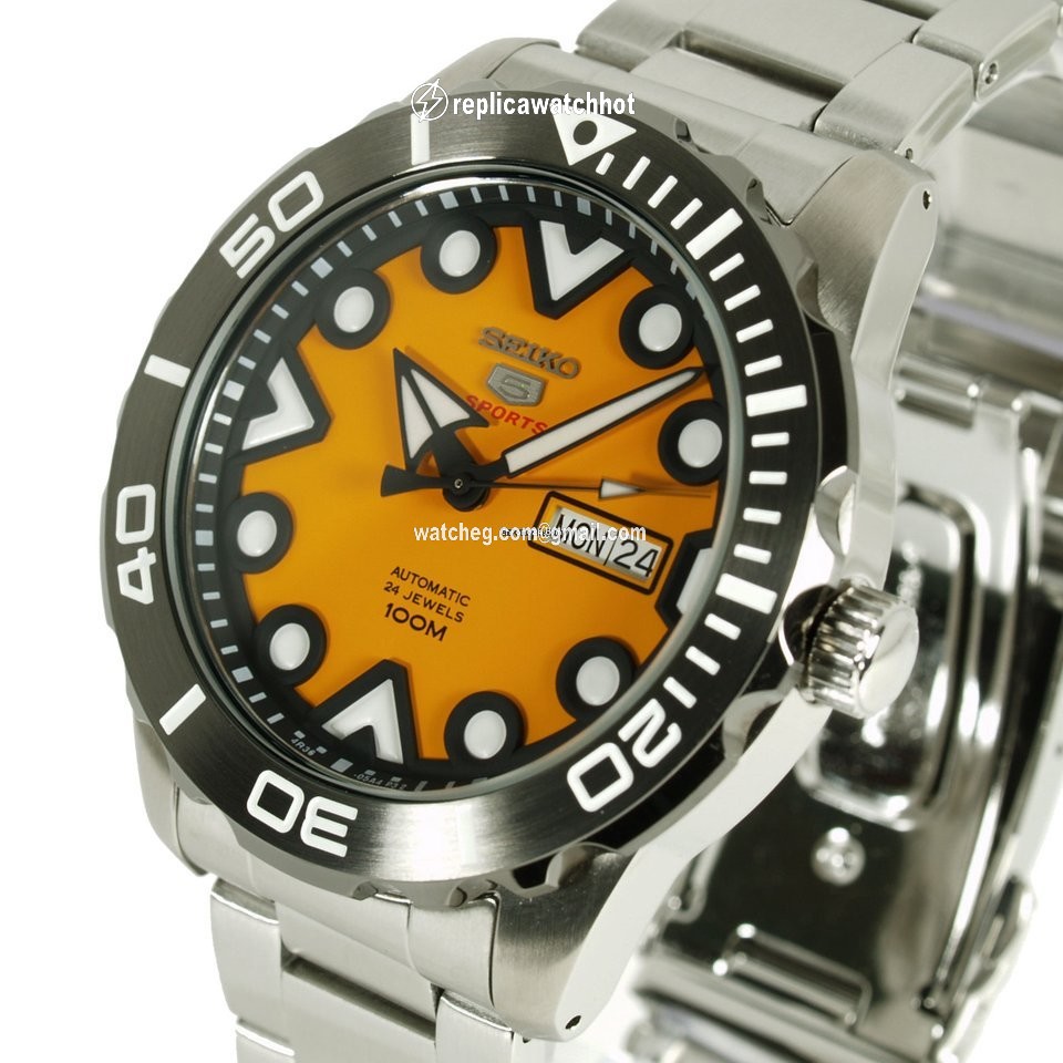 Seiko 5 Sports Mens watch Unisex Automatic Steel SRPA05K1 2