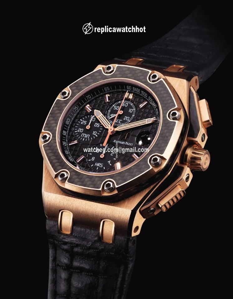 Audemars Piguet Royal Oak Offshore Chronograph Mens watch Unisex Automatic Rose gold 26030RO.00.D001IN.01 26030RO.OO.D001IN.01 2