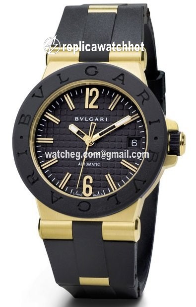 Bulgari Diagono Womens watch Automatic Yellow gold DG35BGVD 2