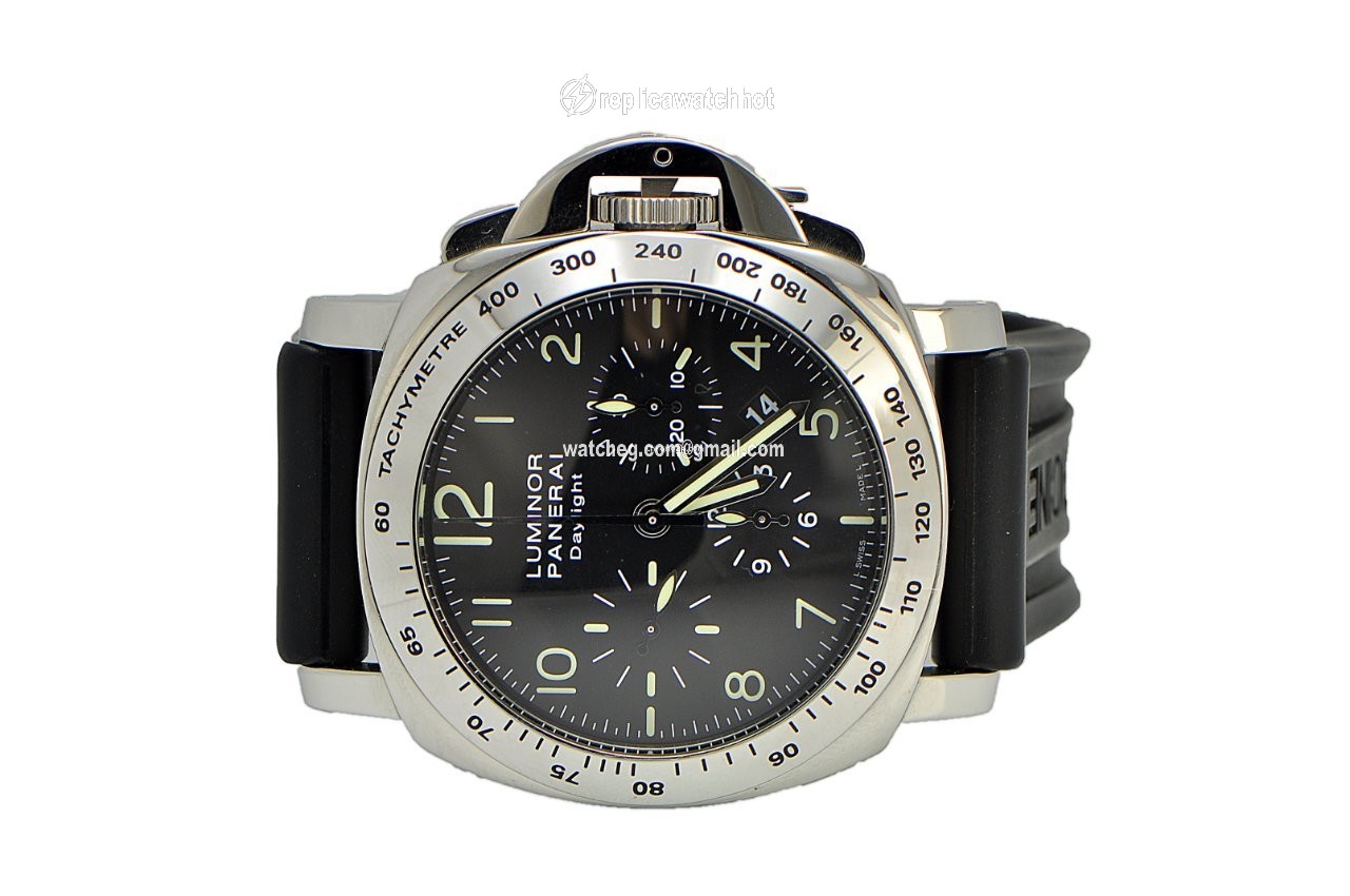 Panerai Luminor Chrono Mens watch Unisex Automatic Steel Pam196 Pam00196 2