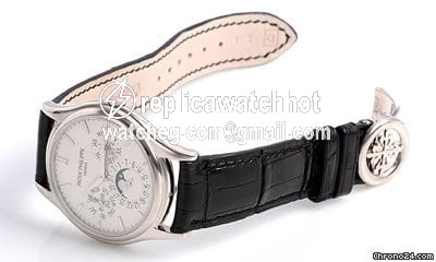 Patek Philippe Perpetual Calendar Mens watch Unisex Automatic White gold 5140G 2