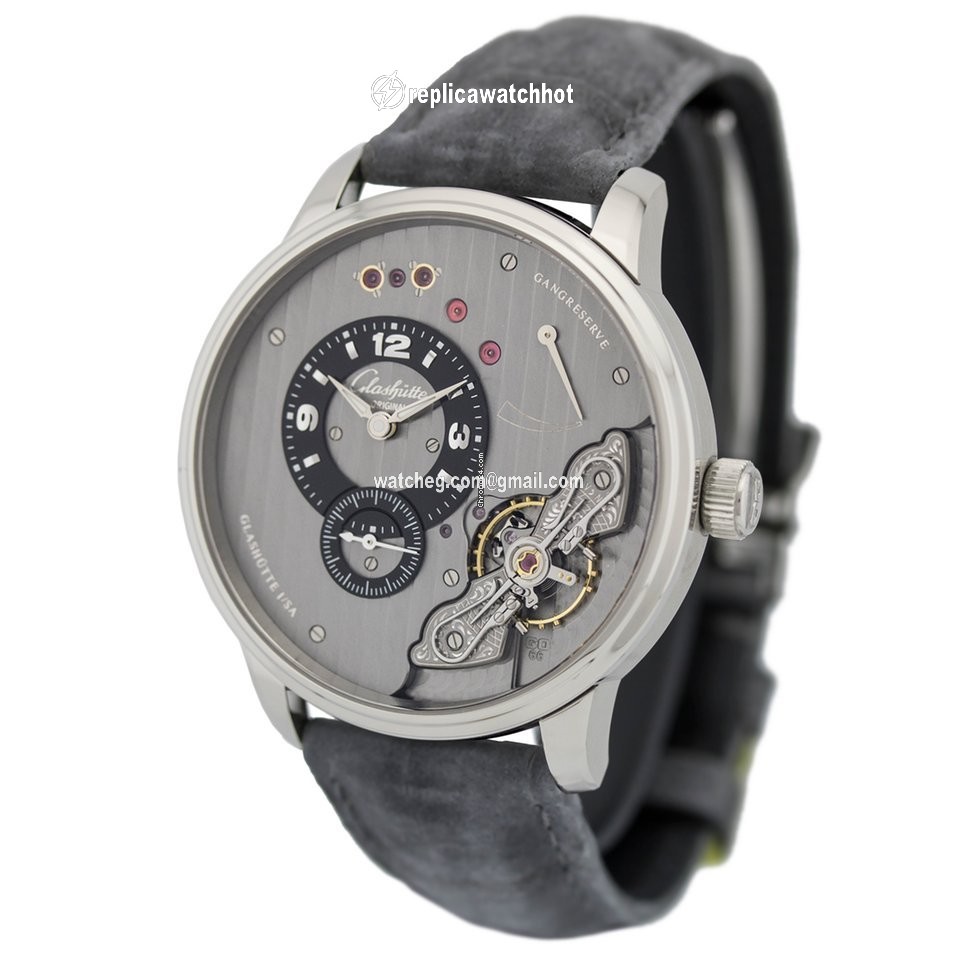 Glashtte Original PanoInverse Mens watch Unisex Manual winding Steel 1-66-06-04-22-05 or 66-06-04-22-05 2