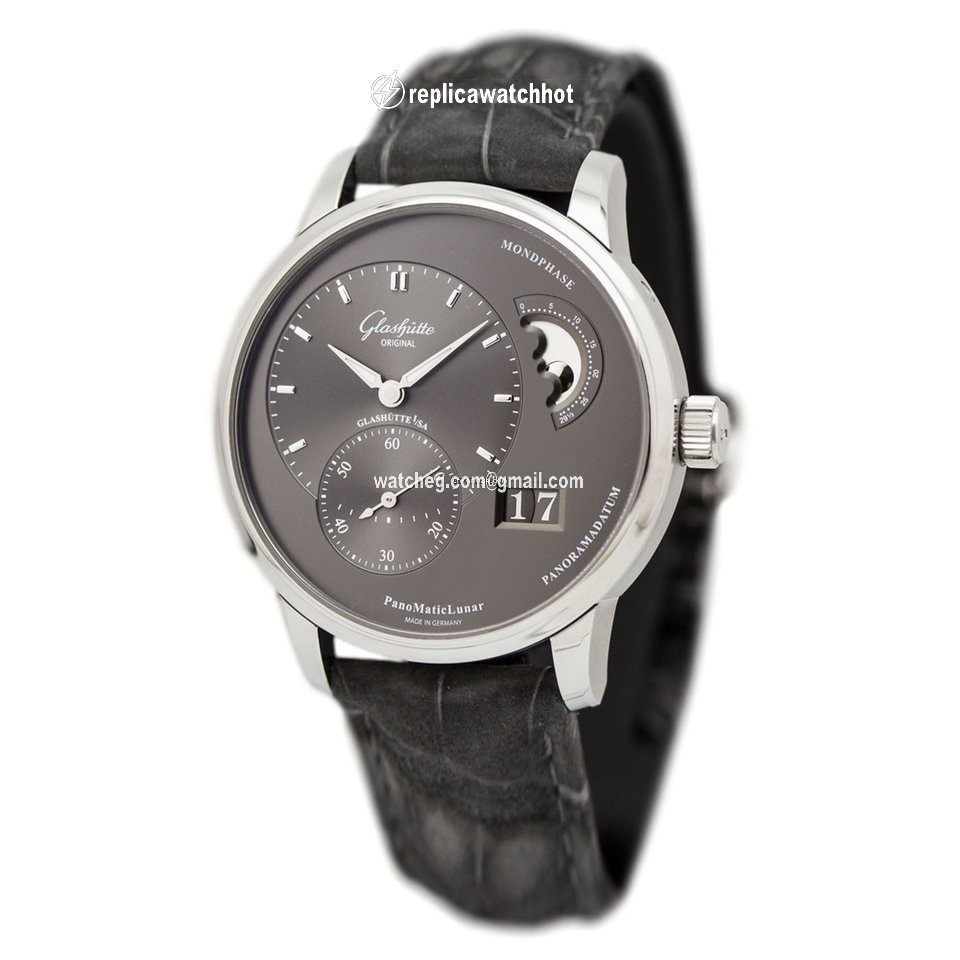 Glashtte Original PanoMaticLunar Mens watch Unisex Automatic Steel 1-90-02-43-32-05 or 90-02-43-32-05 2