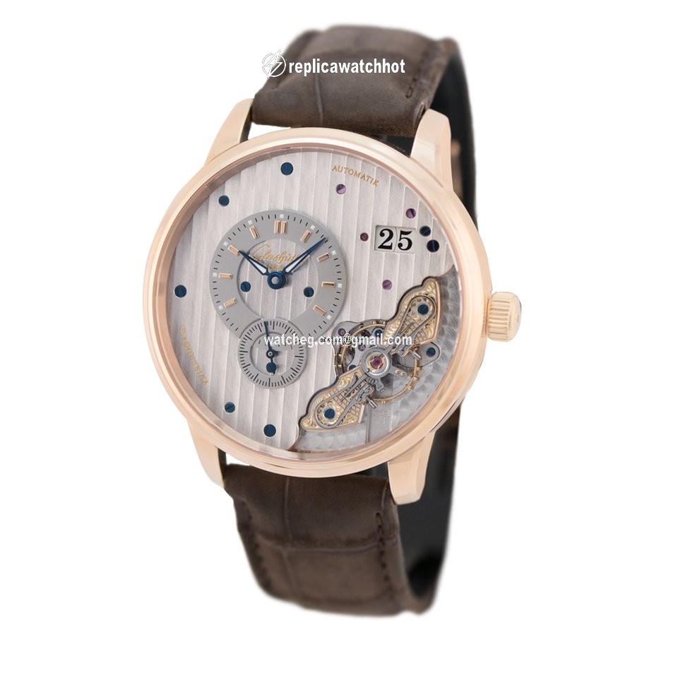 Glashtte Original PanoMaticInverse Mens watch Unisex Automatic Red gold 1-91-02-01-05-30 or 91-02-01-05-30 2