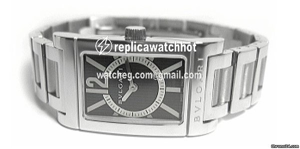 Bulgari Rettangolo Mens watch Unisex Quartz Steel RT39BRSS 2