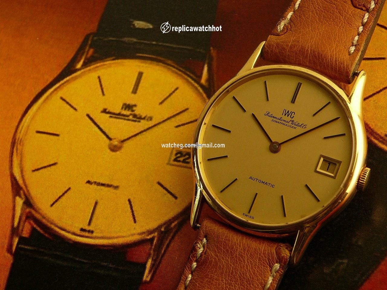 IWC Mens watch Unisex Automatic Yellow gold 3204 2