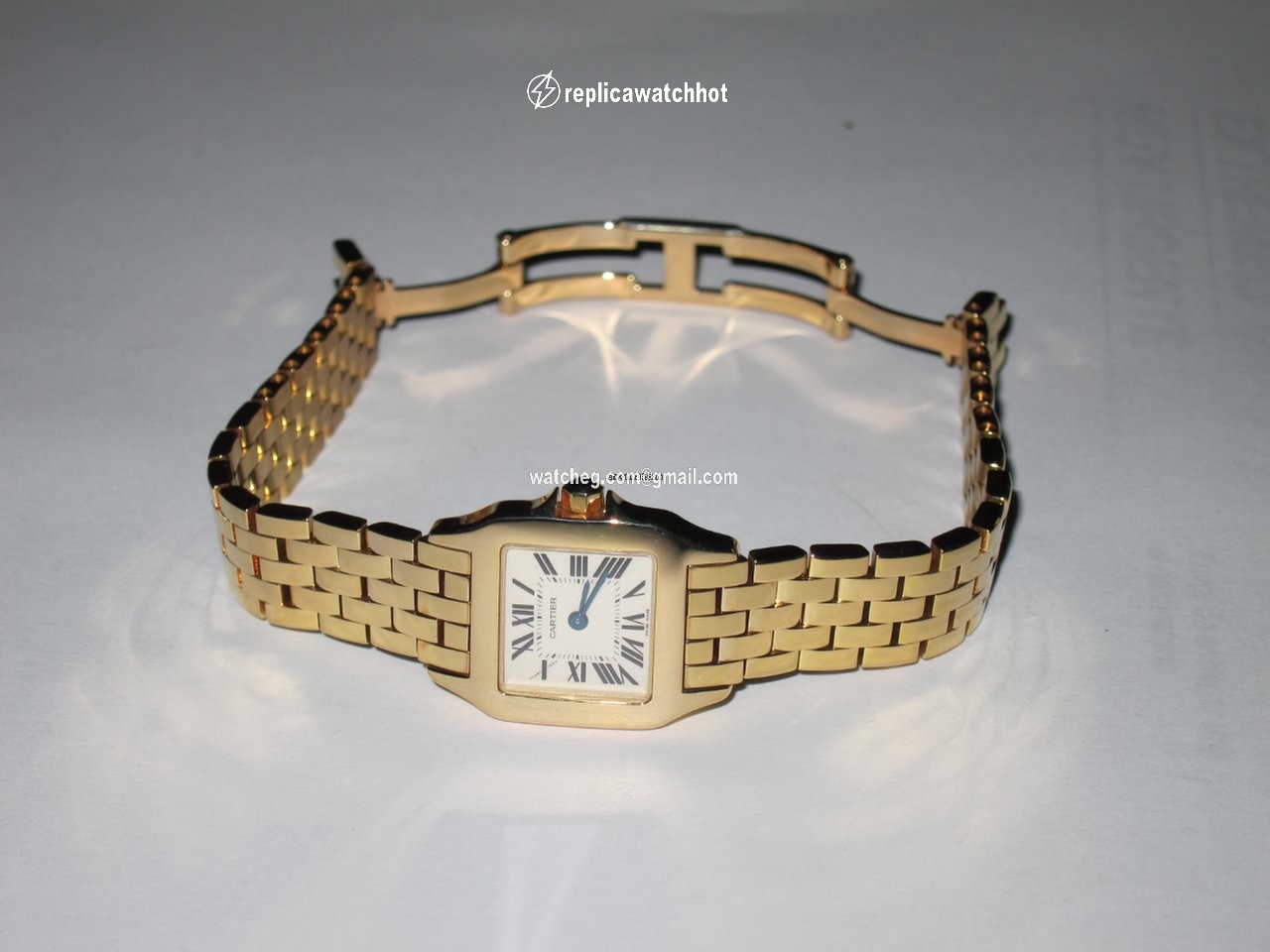 Cartier Santos Demoiselle Womens watch Quartz Yellow gold W25063X9 2