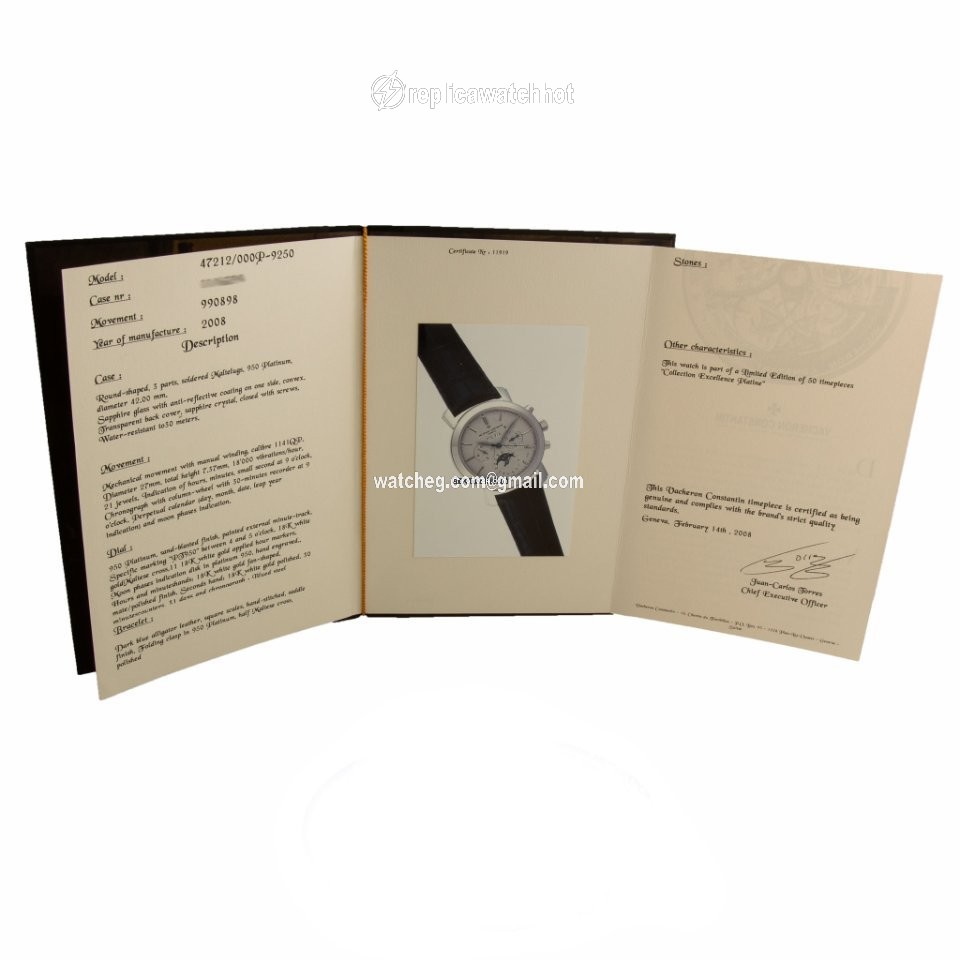 Vacheron Constantin Malte Mens watch Unisex Manual winding Platinum 47212 000P-9250 2