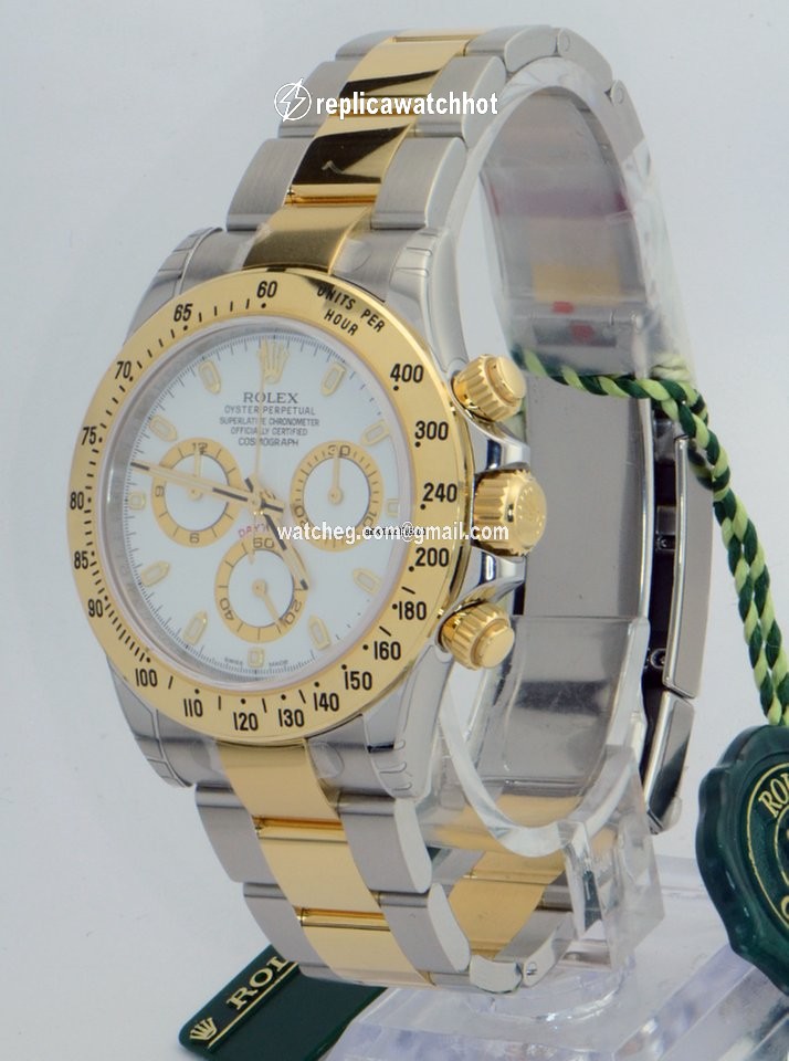 Rolex Daytona Mens watch Unisex Gold Steel Automatic 116523 ws 2