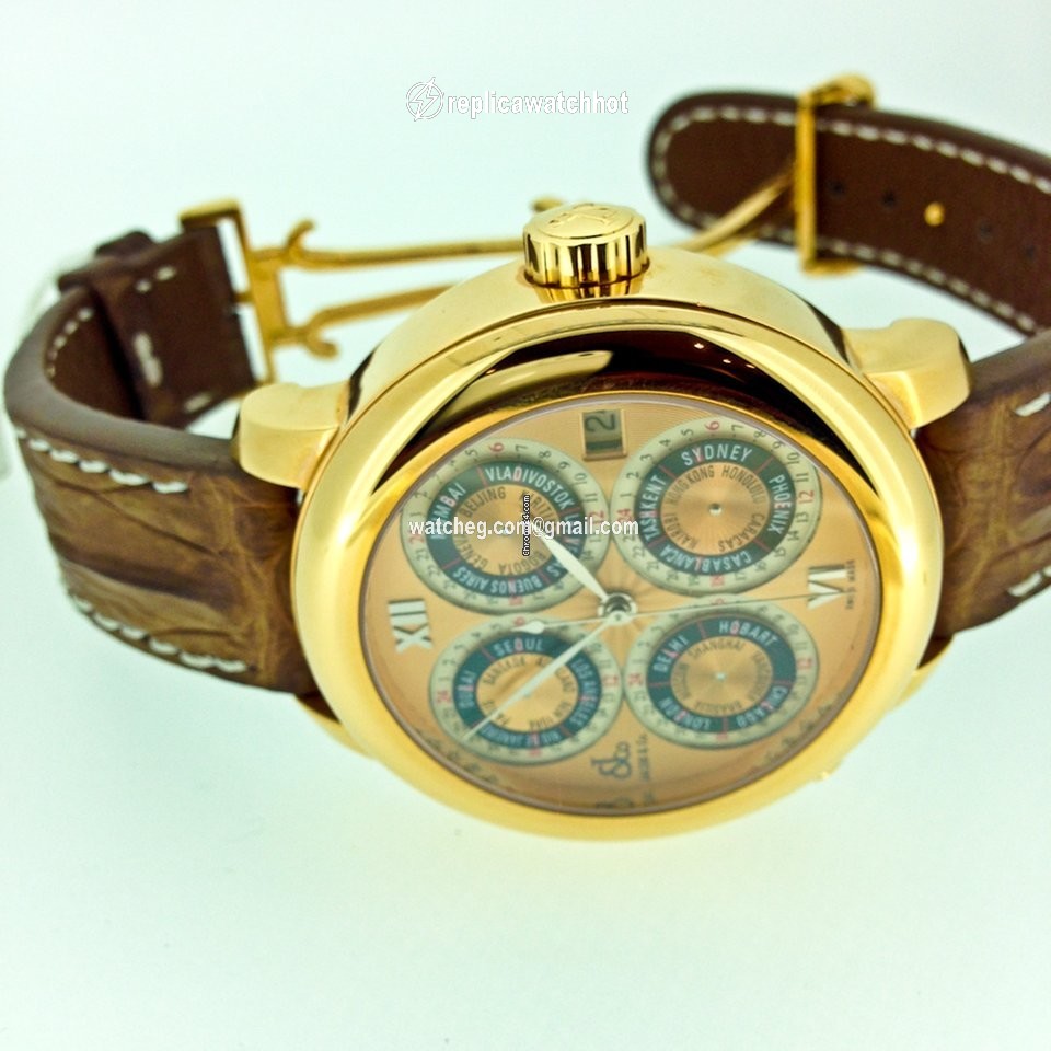 Jacob & Co. Mens watch Unisex Automatic Rose gold GMT7RG 2