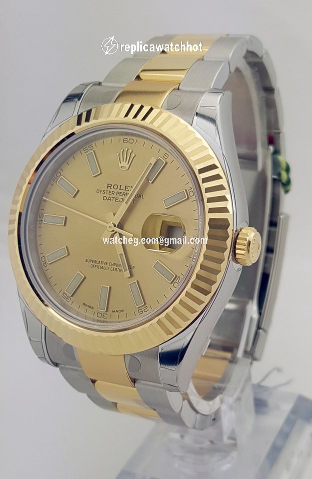 Rolex Datejust II Mens watch Unisex Gold Steel Automatic 116333 chio 2