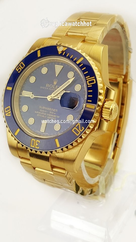 Rolex Submariner Date Mens watch Unisex Yellow gold Automatic 116618 bl 2