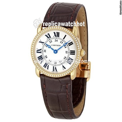 Cartier Ronde Louis Cartier Womens watch Quartz Yellow gold WR000151 2