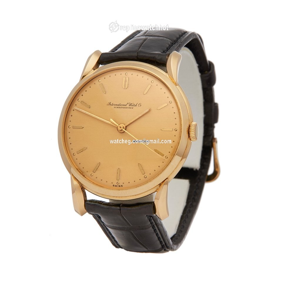 IWC Mens watch Unisex Manual winding Yellow gold Cal.89 2