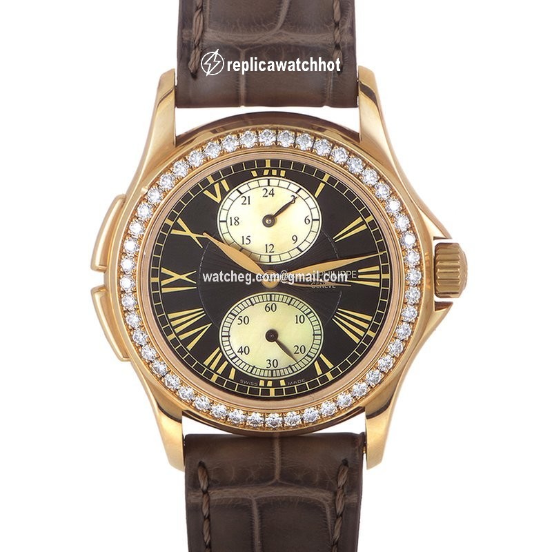 Patek Philippe Travel Time Womens watch Manual winding Yellow gold 4934R 2