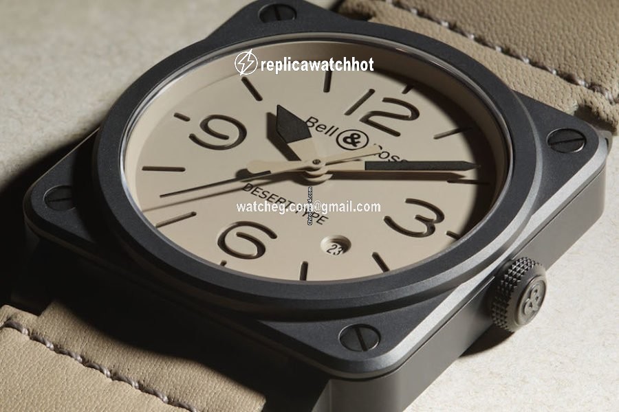 Bell & Ross BR 03 Mens watch Unisex Automatic Ceramic BR0392-DESERT-CE 2