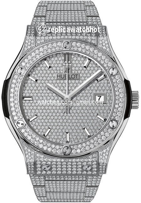 Hublot Classic Fusion 45, 42, 38, 33 mm Mens watch Unisex Automatic Titanium 542.NX.9010.NX.3704 2