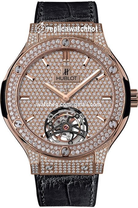 Hublot Classic Fusion 45, 42, 38, 33 mm Mens watch Unisex Manual winding 505.OX.9010.LR.1704 2