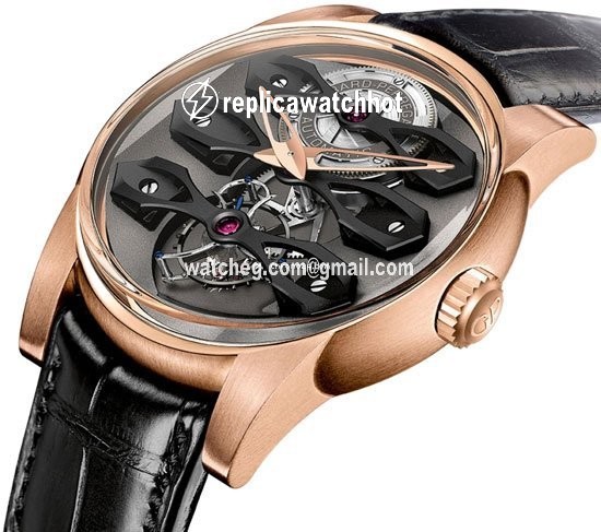 Girard Perregaux Bridges Mens watch Unisex Automatic Rose gold 99270-52-000-BA6A 2