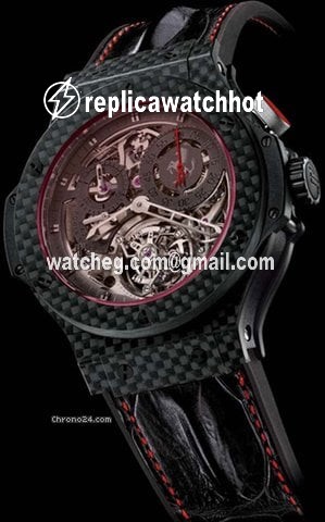 Hublot Big Bang Ferrari Mens watch Unisex Manual winding Carbon 308.QX.1110.HR.SCF11 2