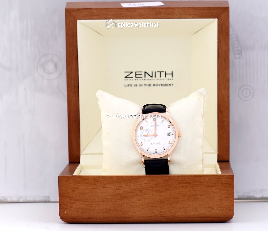 Zenith Elite Mens watch Unisex Manual winding Rose gold 17-1125-680 2