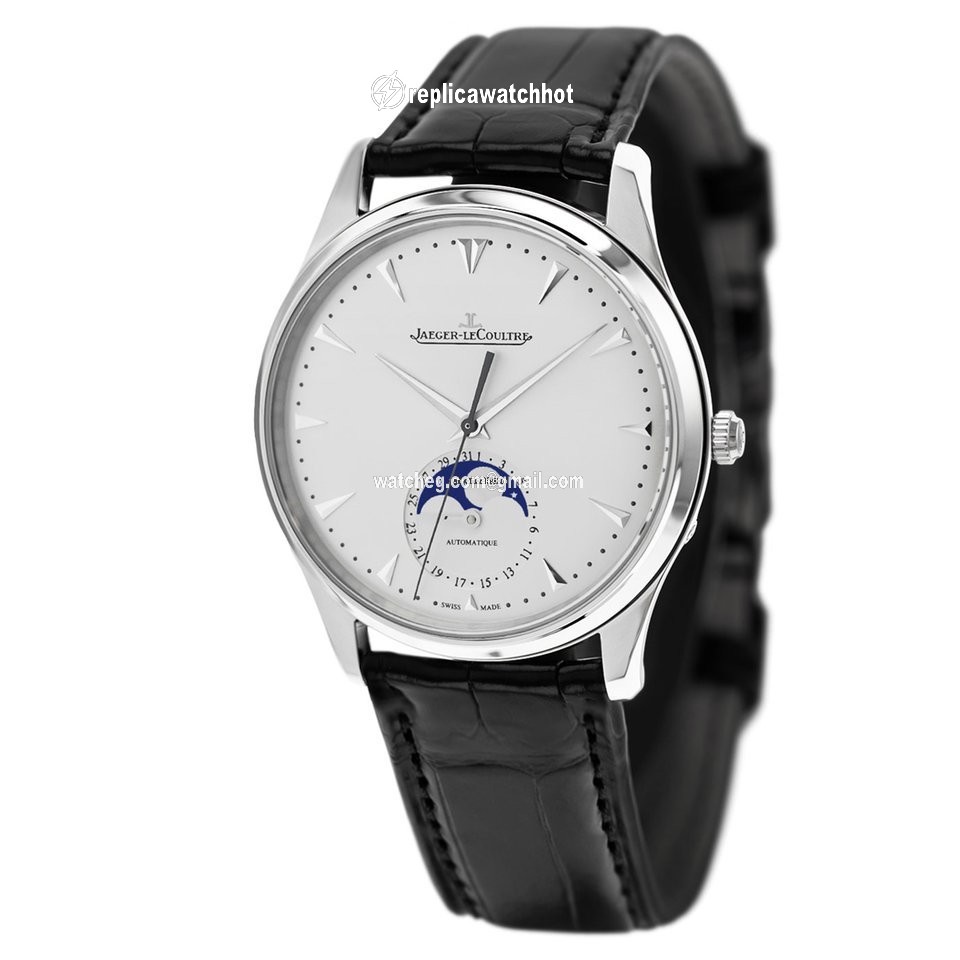 Jaeger-LeCoultre Master Ultra Thin Moon Mens watch Unisex Automatic Steel Q1368420 or 1368420 2