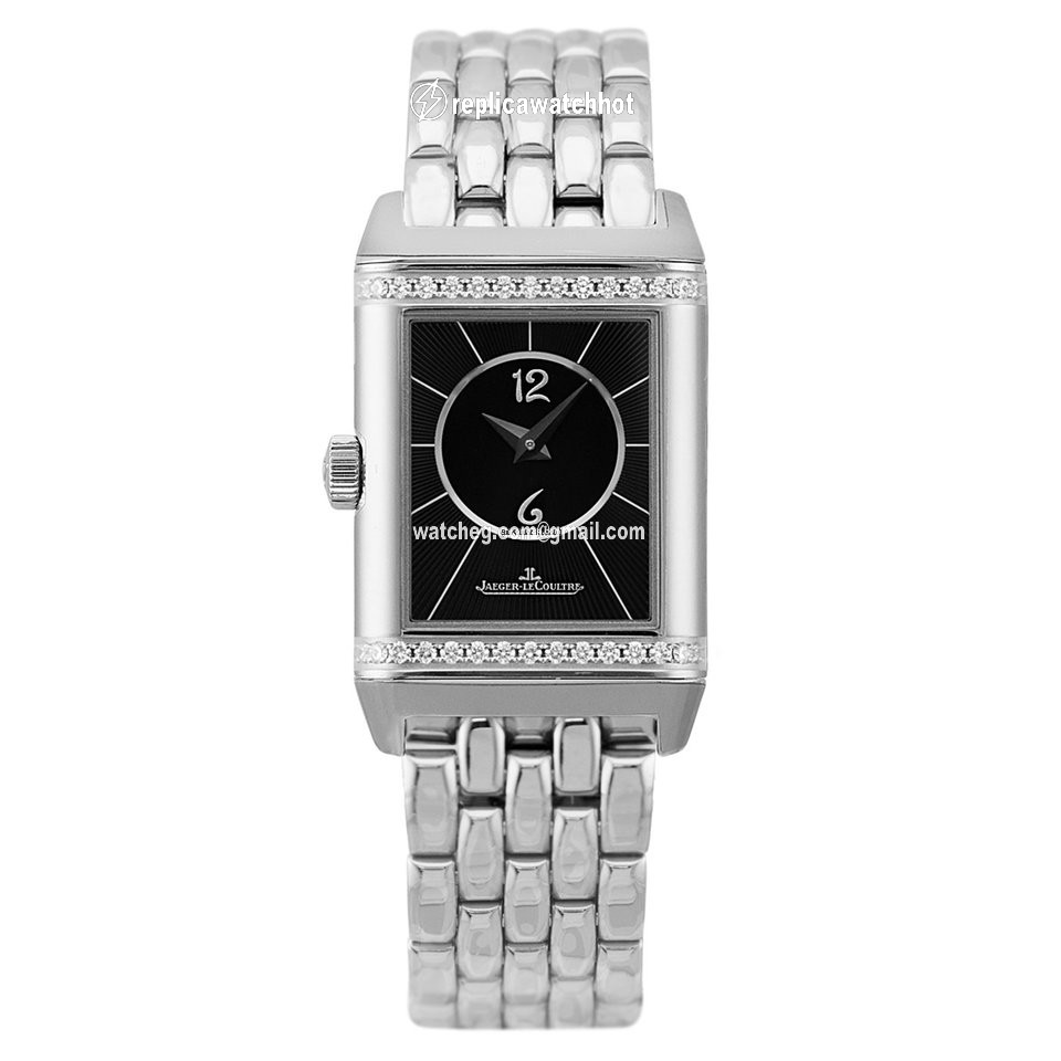Jaeger-LeCoultre Reverso Classic Small Duetto Womens watch Manual winding Steel Q2668130 or 2668130 2