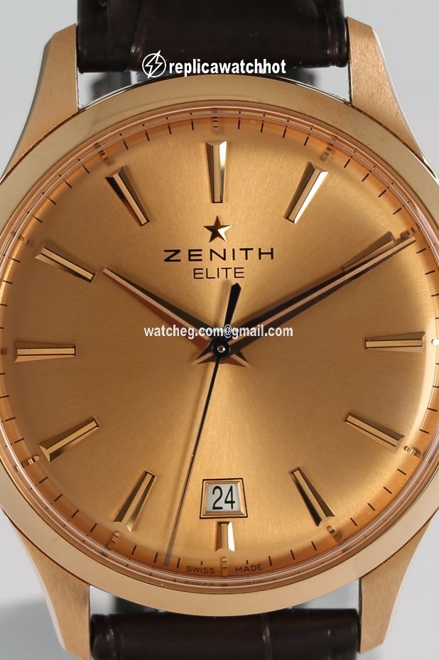 Zenith Captain Central Second Mens watch Unisex Automatic Rose gold 18.2020.670 2