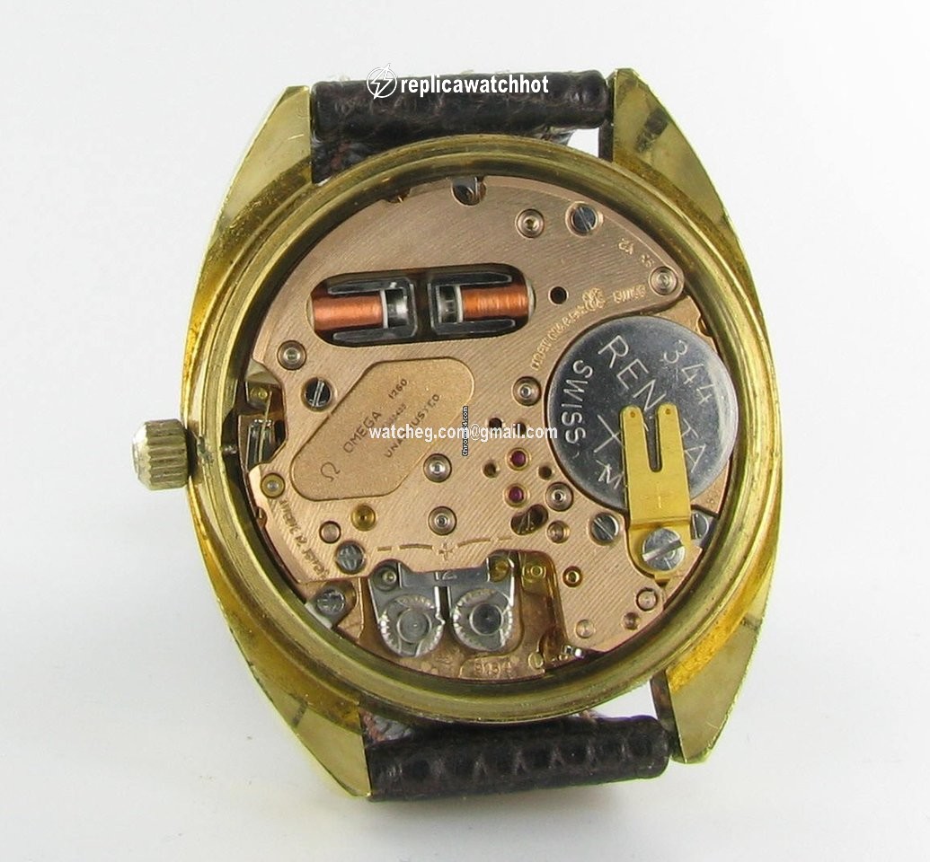 Omega Mens watch Unisex Quartz Gold Steel 1980045 2