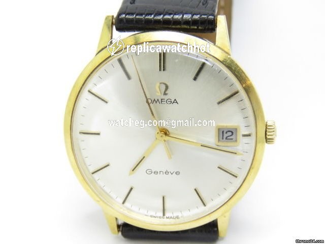 Omega Mens watch Unisex Manual winding Gold Steel 132041 2